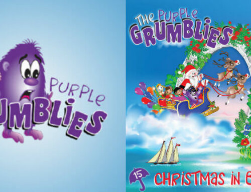 Purple Grumblies Christmas in Bermuda