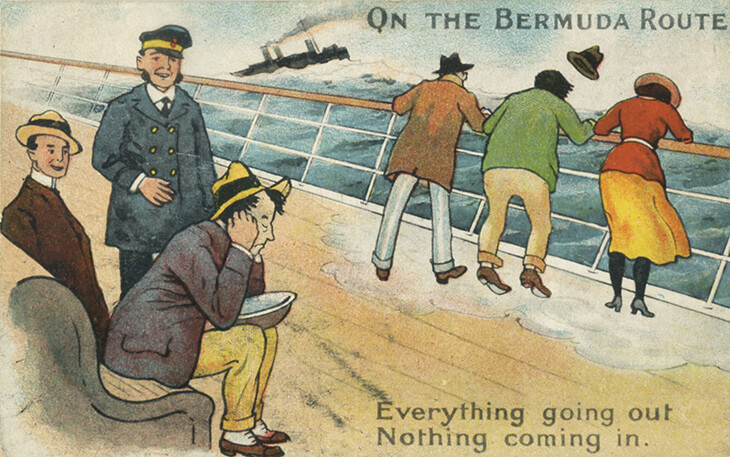 Travelling to Bermuda by ship