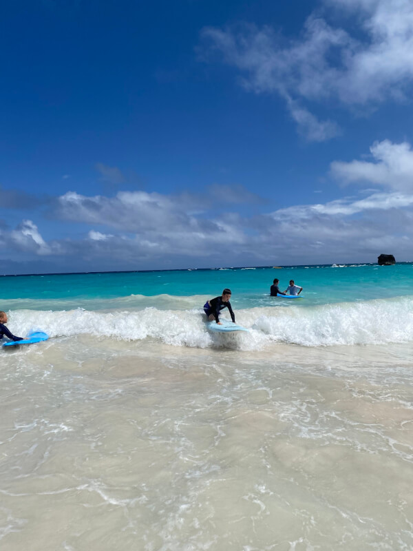Surfing in Bermuda Surfing in Bermuda